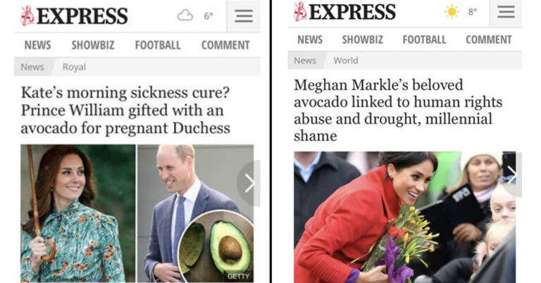 Headlines Prove That Meghan Markle Was Treated Much Worse Than Kate Middleton (24 Pics)