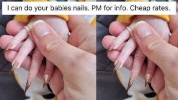 fake baby nails, baby manicure, baby fake nails