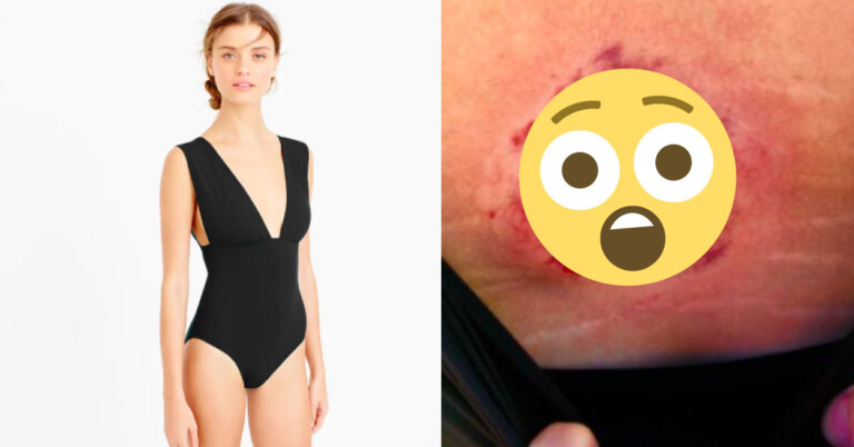 Bathing Suit Review Involving A Shark Attack Goes Viral (9 Pics)