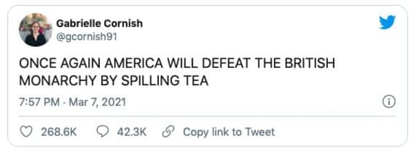 once again america will defeat the british monarchy by spilling tea tweet oprah meghan markle