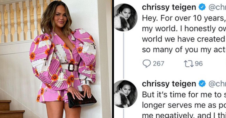 Chrissy Teigen Has Left Twitter After Increased Criticism and Harassment