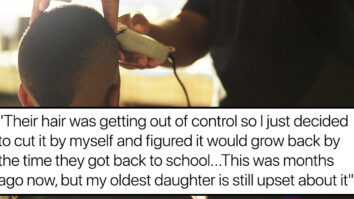 dad cut daughter's hair aita