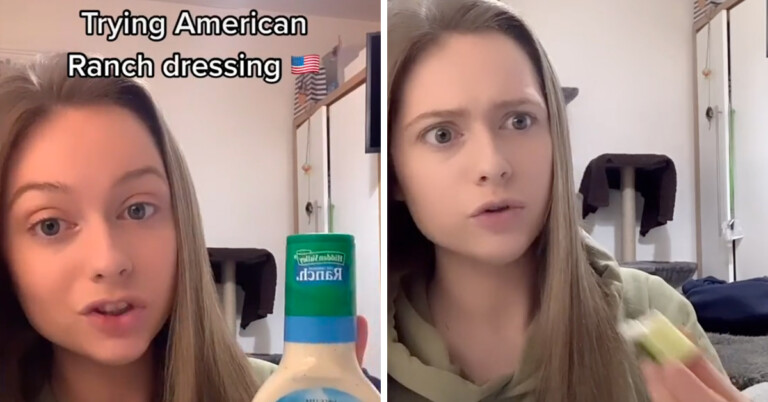 British Woman Tries Ranch Dressing For The First Time In Viral TikTok