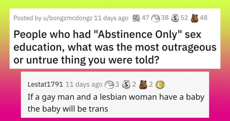 17 People Share The Ridiculous Stuff They Learned In Abstinence-Only Sex Ed