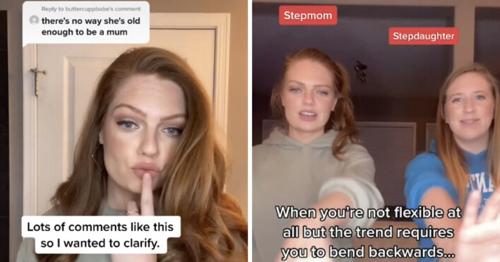 32-year-old Woman With 20-year-old Stepkids Claps Back At Tiktok Trolls