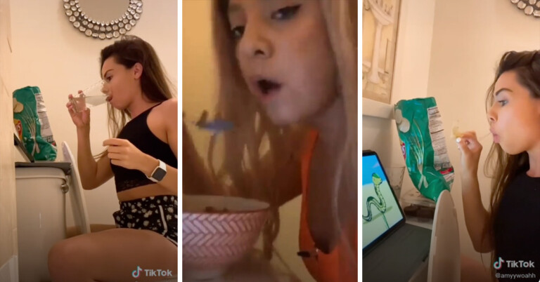 People Are Using The Toilet Backwards To Snack While They, Uh, Do Their Business