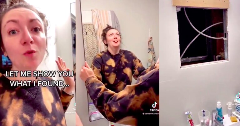 Woman Finds A Whole Apartment Behind Her Bathroom Mirror, “Candyman” Style