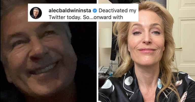 Alec Baldwin Throws Shade at Gillian Anderson And It Backfired