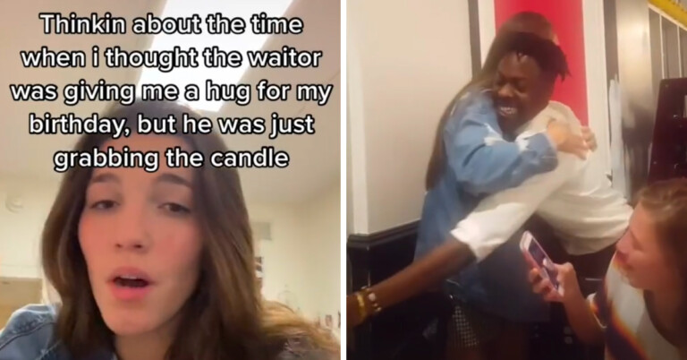 Woman Shares Awkward Moment She Thought Waiter Was Going In For A Hug On TikTok