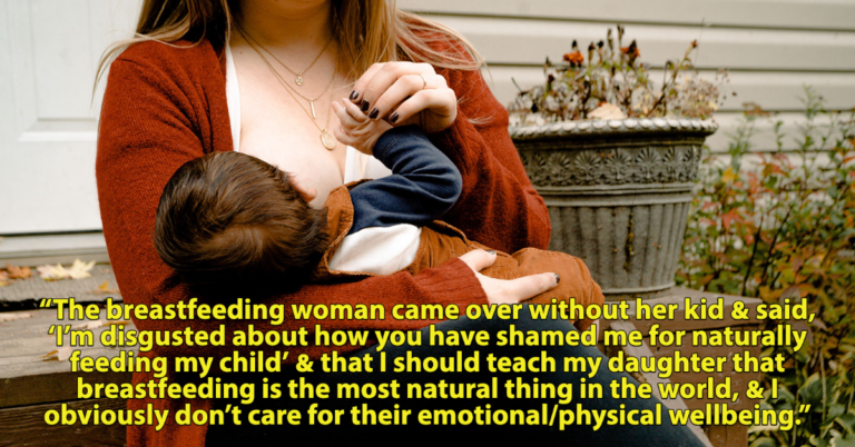 “Breastfeeding Shaming”—Angry Mom Confronts Woman Who Questioned The Age Of Her Breastfed Kid