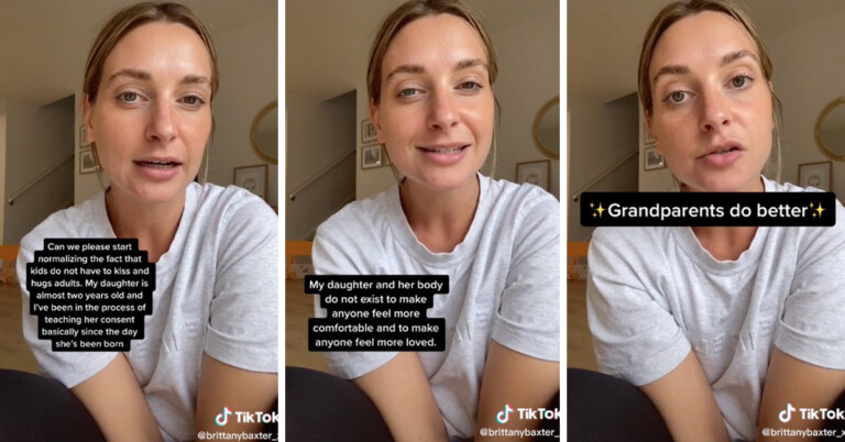 Mom Explains Why Grandparents Can’t Hug Her Child Without Getting Consent, Sparking Debate