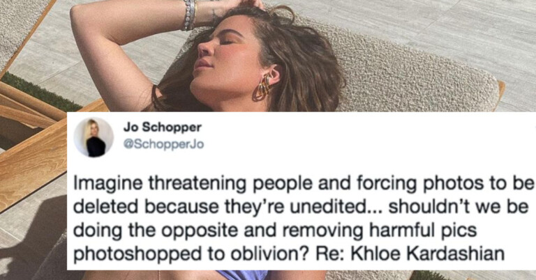 Khloé Kardashian’s Team Attempts To Delete Un-Edited Bikini Picture From The Internet