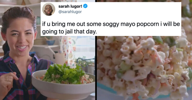 mayo popcorn salad