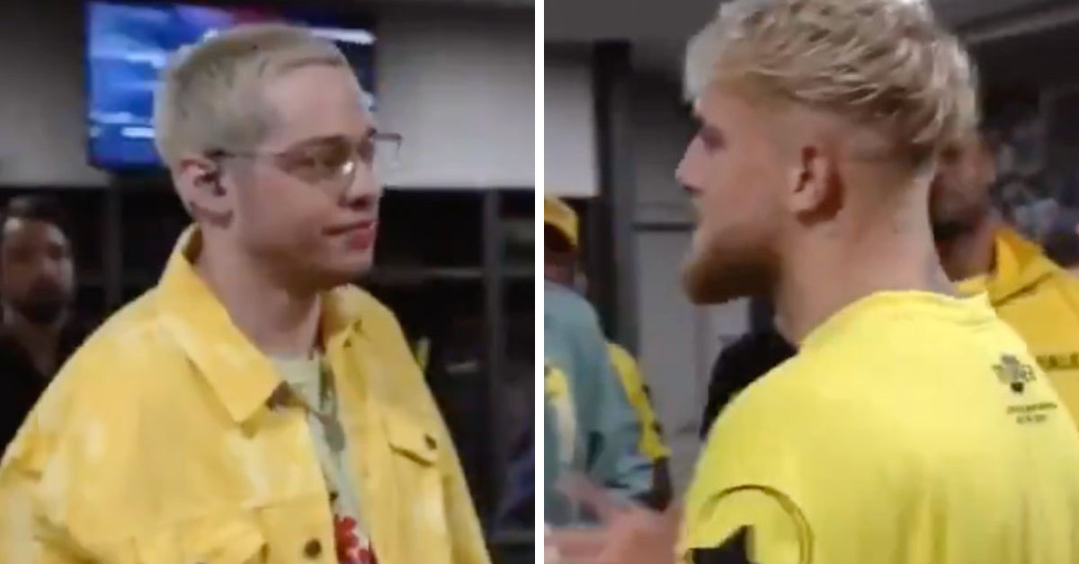 pete davidson jake paul, jake paul pete davidson