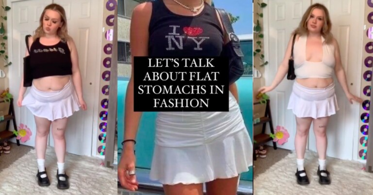 Woman Recreates Trendy Pinterest Outfits “On A Fat Person” To Expose Double Standards In Fashion