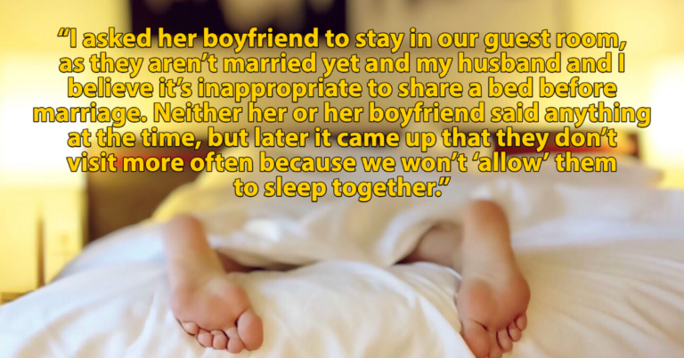 Mom Gets Called An A-Hole For Not Letting Daughter And Boyfriend Share A Bed