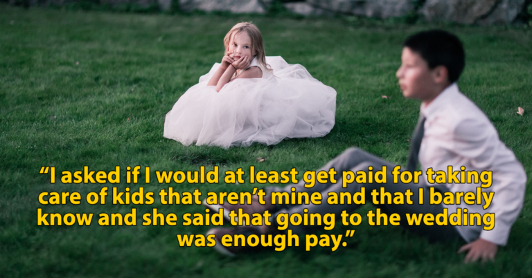 Woman Asks If She’s Wrong To Refuse Wedding Invite Because She’ll Have To Babysit People’s Kids