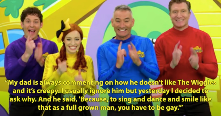 Woman Calls Out Dad’s Fragile Masculinity After He Bashes The Wiggles For Being “Gay”