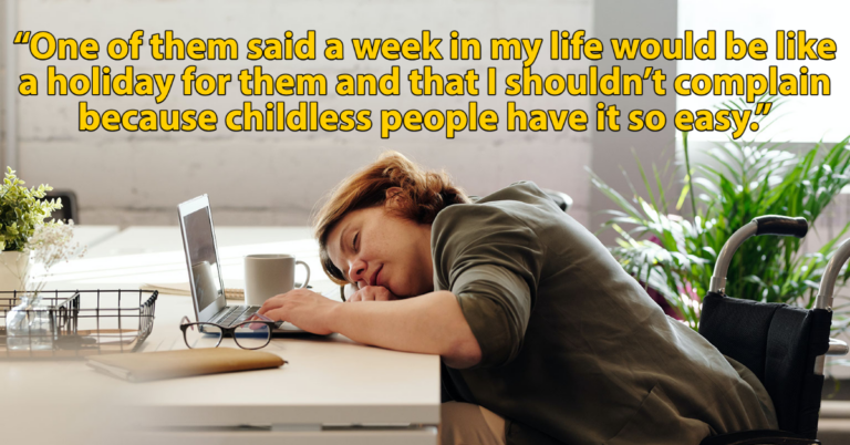 Childfree Woman Blows Up At Mom Friend For Trying To “Have A Monopoly” On Being Tired