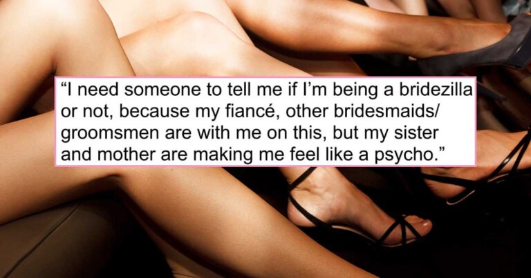 Bride Asks If She’s A Bridezilla For Not Allowing Bridesmaids To Wear Black Stiletto Boots To Her Wedding