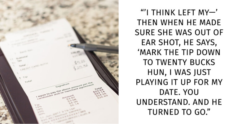 This Server Got Revenge On A Horrible Customer After He Left A Fake $100 Tip