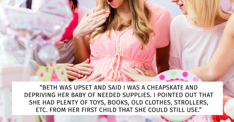 Woman Calls Out Mom-To-Be For Requiring Expensive Gifts At Her Second Baby Shower