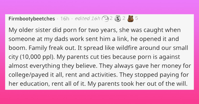 Relatives Of Porn Actors Reveal What Happened When The Family Found Out (18 Stories)