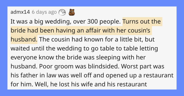People Share Stories Of Weddings That Got Absolutely Wrecked (20 Stories)