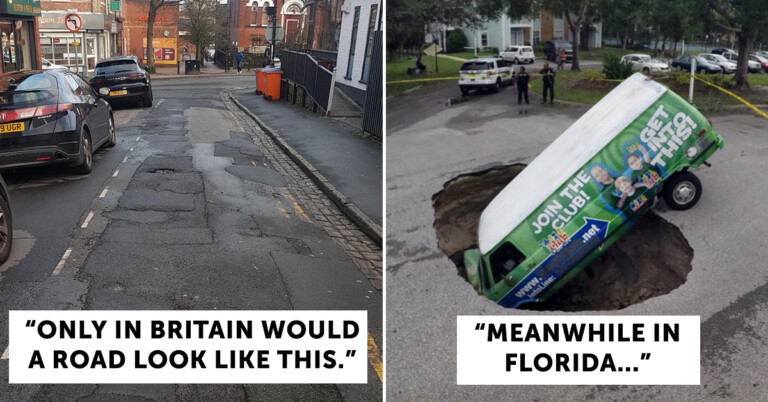 Funny Twitter Thread Has People Sharing Their Country’s Worst Potholes And Awful Roads