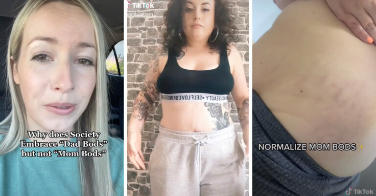 Women Are Showing Off Their Mom Bods On TikTok Because Dad Bods Always Get The Love