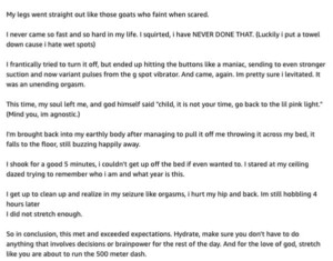 21 NSFW Amazon Reviews That Should Probably Have Age Ratings