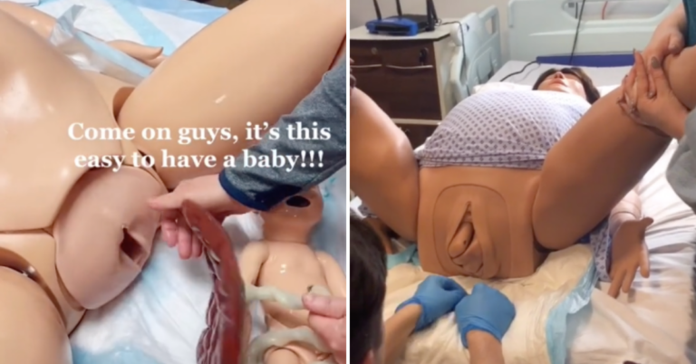 Medical Professionals Are Showing What Childbirth Really Looks Like With Dummies On TikTok