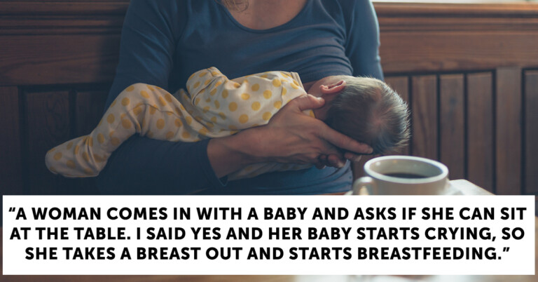 Man Asks If He Was Wrong For Asking A Breastfeeding Woman To Sit At A Different Table