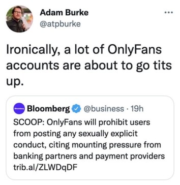 37 Funny Reactions To OnlyFans Banning Pornographic Content