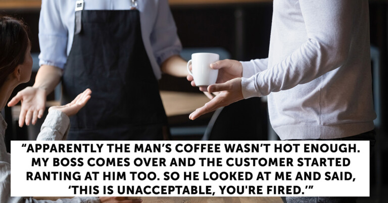 Hilarious Employee Pretends To Get Fired When Customers Complain About Him