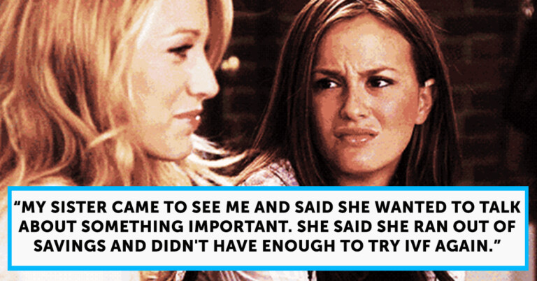 Woman Asks If She’s Wrong For Not Giving Sister Money For IVF Treatment