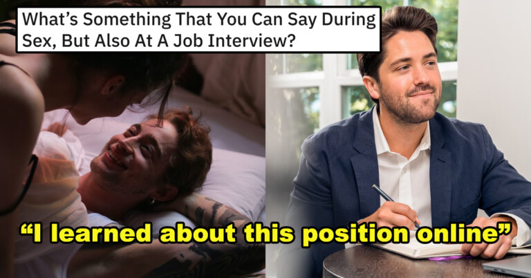 15 Things You Can Say During Sex And Also During A Job Interview