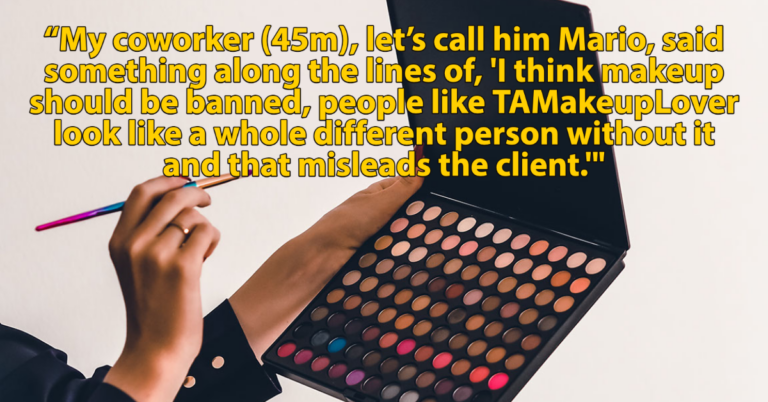 Woman Tells Male Coworker He Shouldn’t Have A Beard If She Can’t Wear Makeup And Asks If She Was Wrong