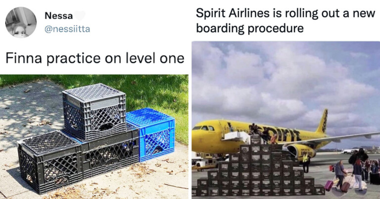 25 Of The Funniest Milk Crate Challenge Memes We Had Time To Find