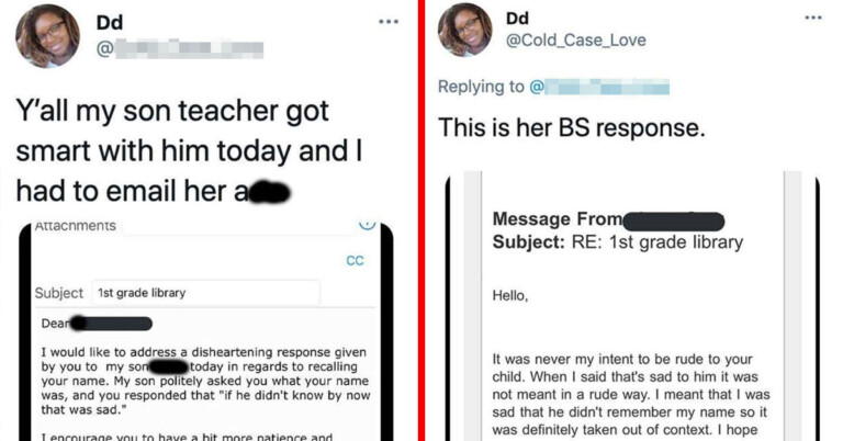 Mom’s Email Defending Son For Not Remembering Teacher’s Name Starts Debate On Twitter