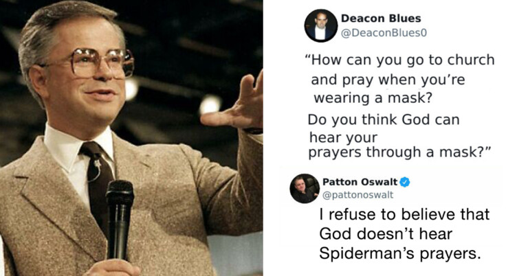 The Internet Roasts Televangelist Who Says “God Can’t Hear Prayers Through A Mask”