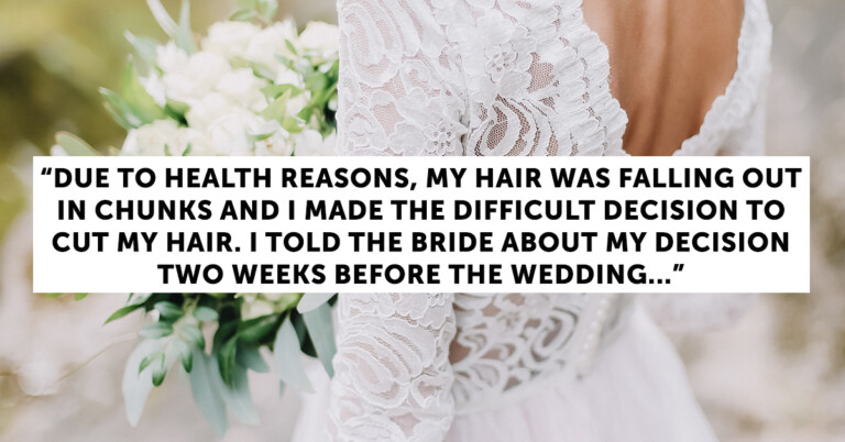 Bridesmaid Is Kicked Out Of Wedding For Getting A Haircut, So She Sued The Bride