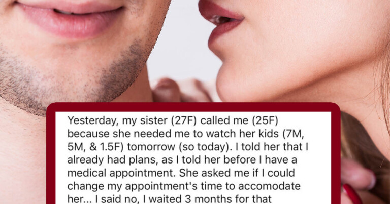 Woman Asks If She’s Wrong To Not Babysit Sister’s Kids During Hookups
