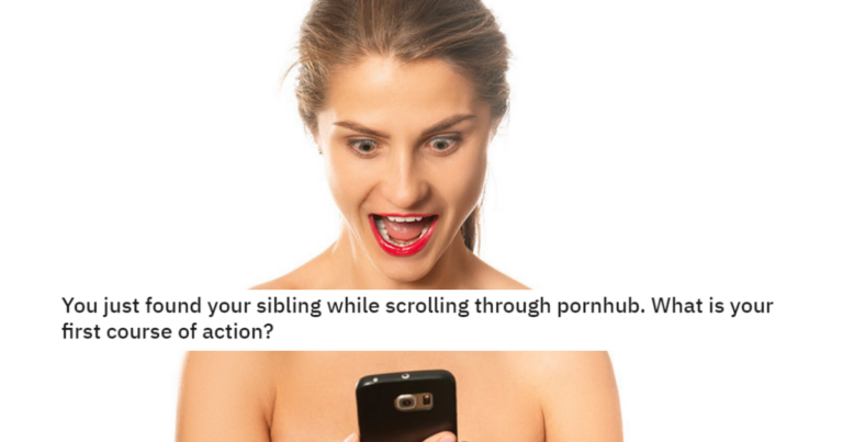 People Are Revealing What They’d Do If They Saw Their Sibling On Pornhub