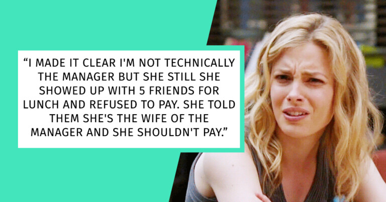 Man Asks Is He Was Wrong To Freak Out At Wife For Demanding Free Food At His Job