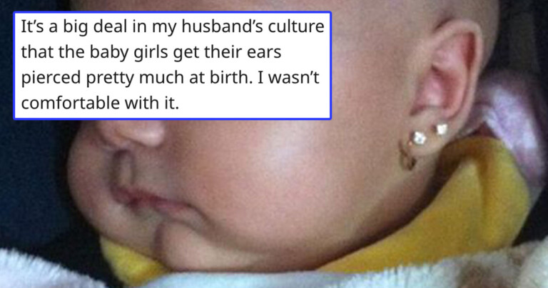 Mother-In-Law Pierces Baby’s Ears Behind Mom’s Back And Drama Ensues