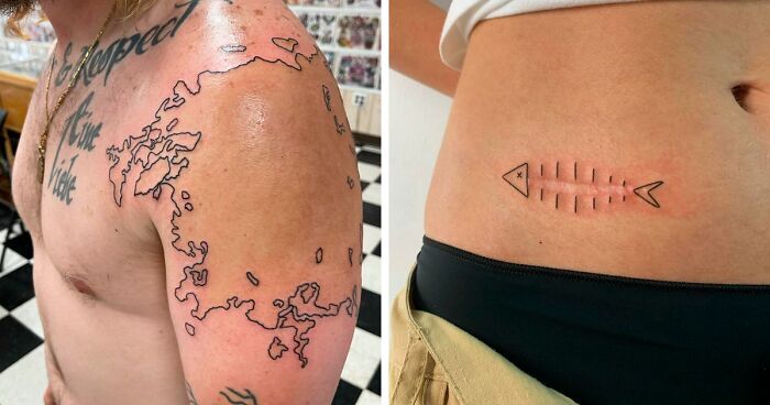 Slideshow See a Tattoo Artists Seven Favorite Scar Coverups