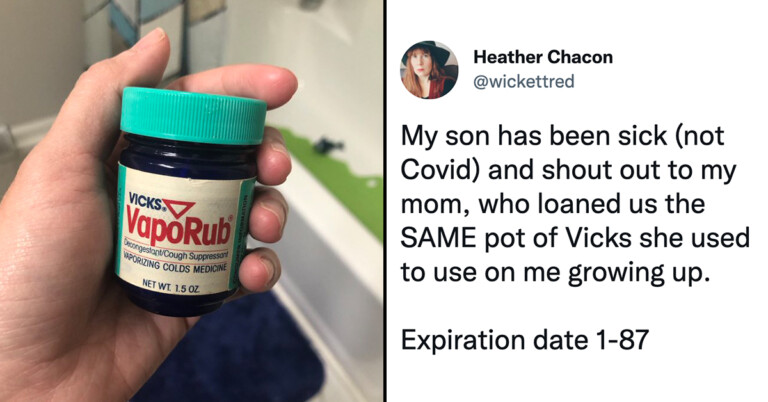 Mom’s Viral Tweet About Using Expired Jar Of Vicks Vaporup Has People Nostalgic (TK Tweets)