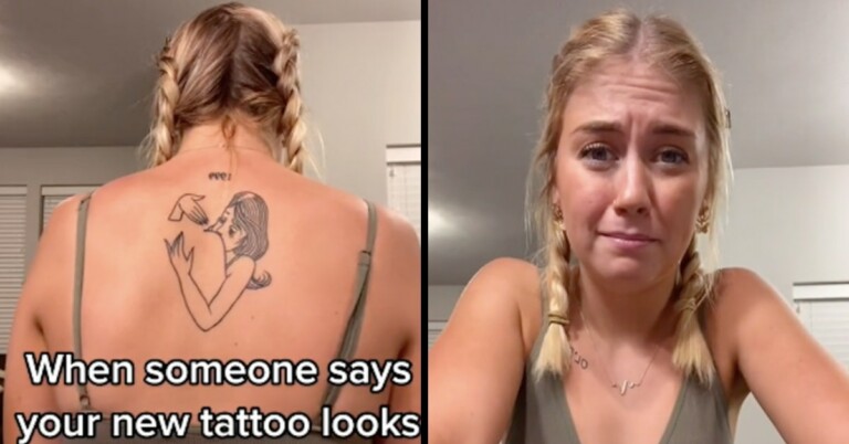Woman Finds Out Her ‘Guardian Angel’ Tattoo Looks, Uh, Slightly Inappropriate