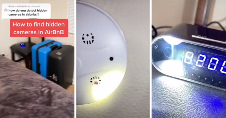 Man Reveals How To Spot Hidden Cameras In An Airbnb